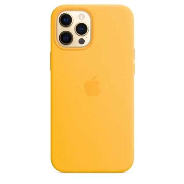 Apple iPhone 12 Pro Max Silicone Case with MagSafe - Sunflower