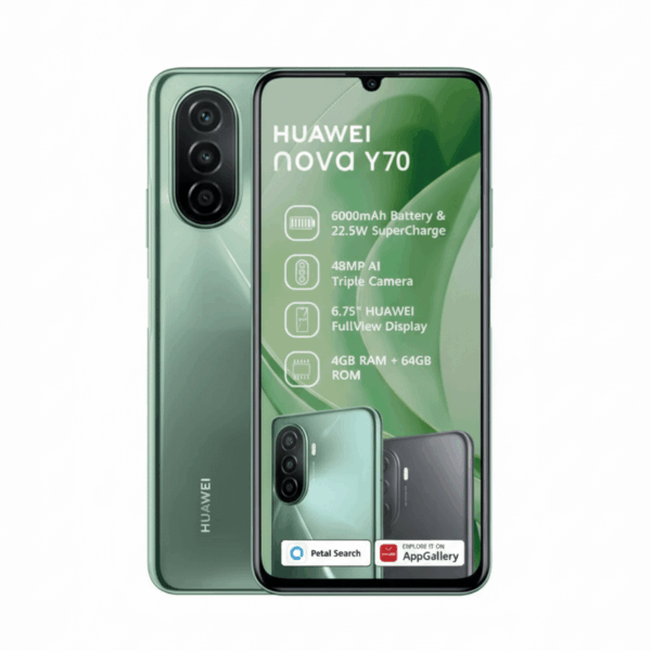 Huawei Nova Y70 - Crush Green