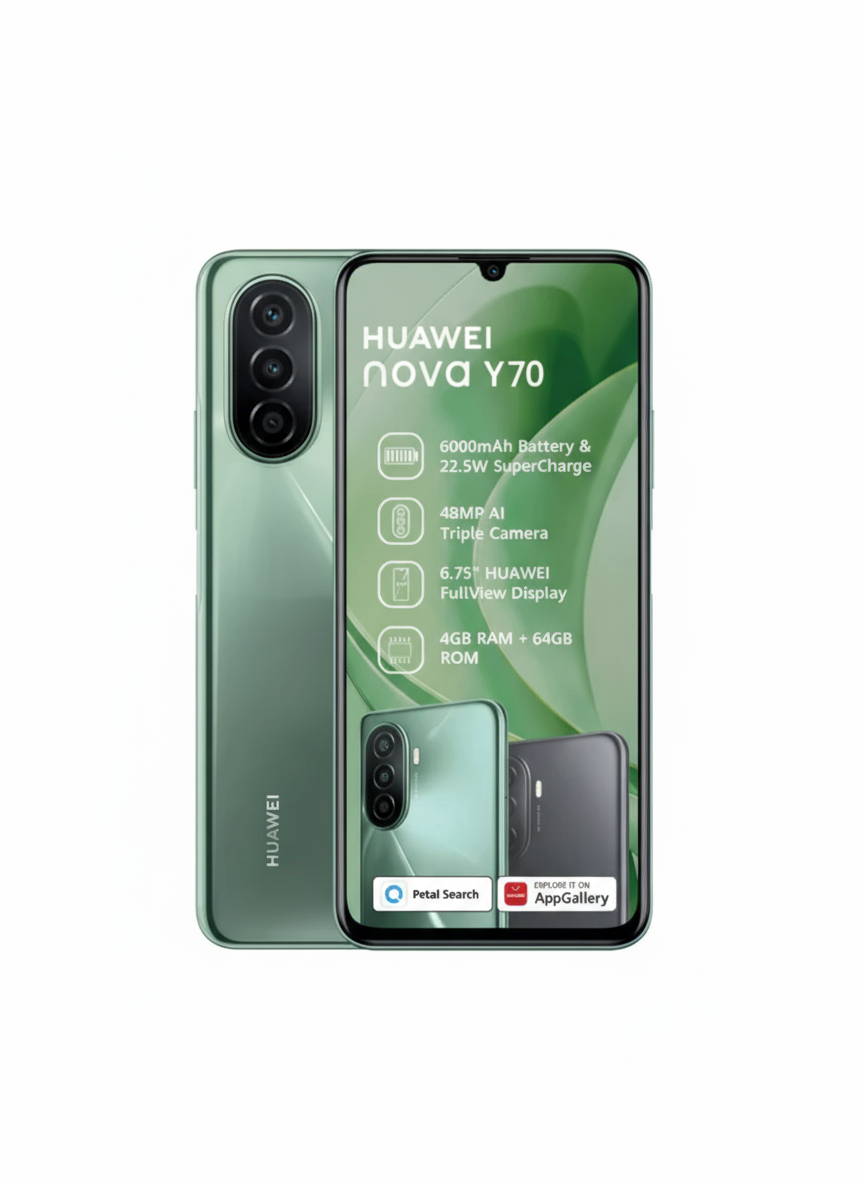 Huawei Nova Y70 - Crush Green Huawei Nova Y70 - Crush Green
